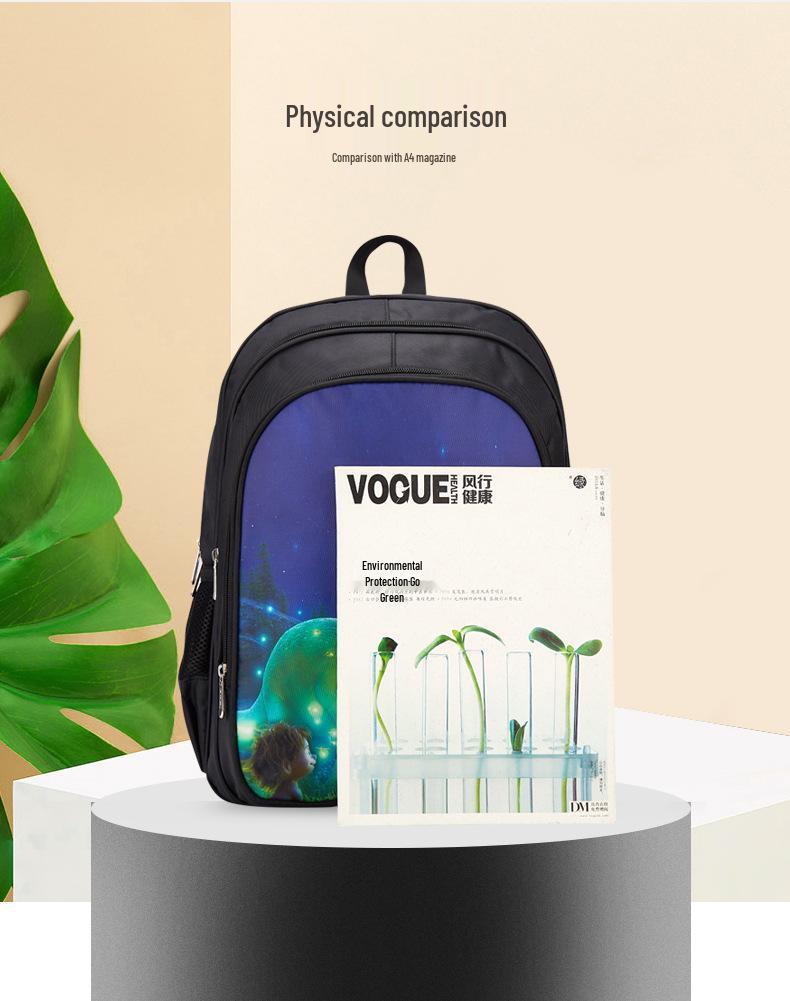 Customizable Spine Protection Backpack for Primary Students, Grades 1-6