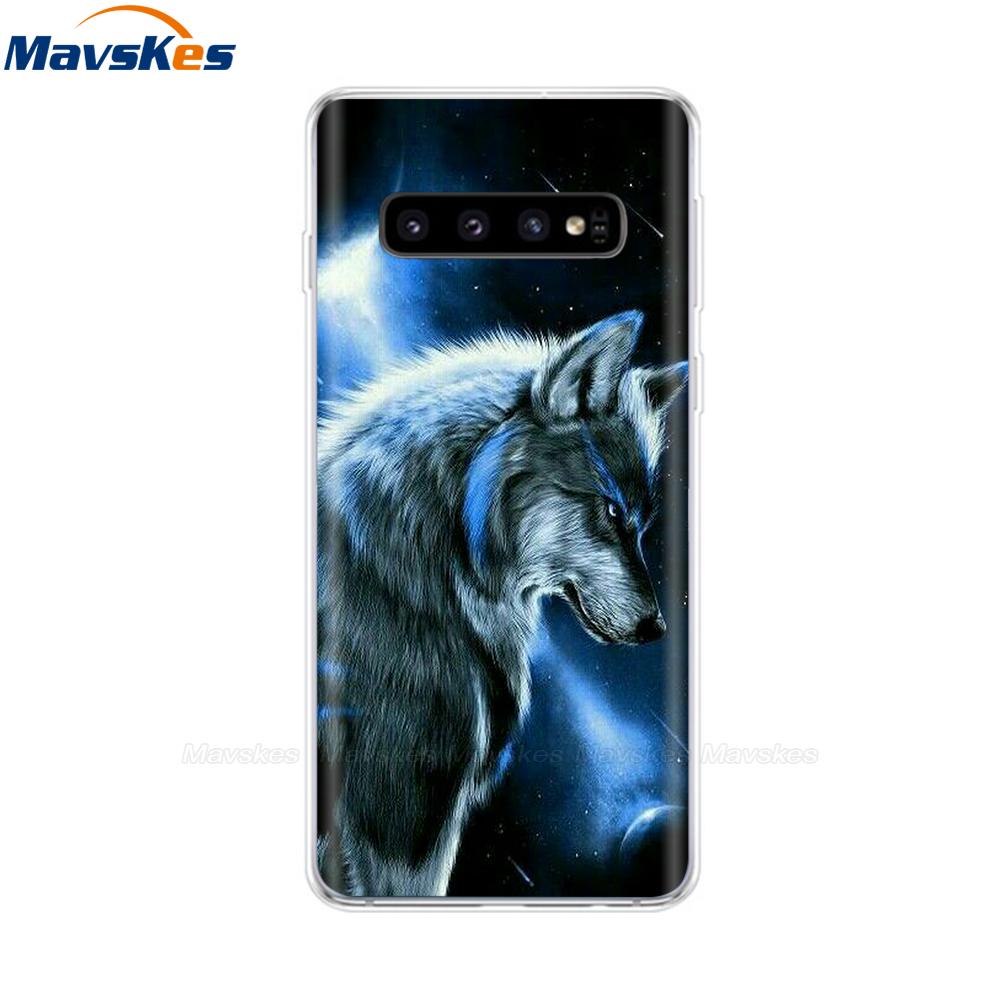 La più recente custodia stampata in TPU per Samsung Galaxy S10 S10 + Coperture del telefono per Samsung S10 Plus S10e Custodie Cover posteriore Paraurti Fundas Coque