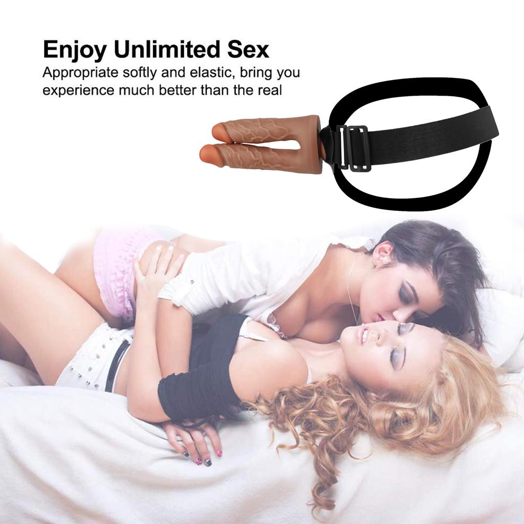 Dildo Strap On Realistisk Silikon penis med sugekopp G-punkt Anal Butt Plug Belte Bærbare truser Voksen Lesbisk Onani Sexleketøy