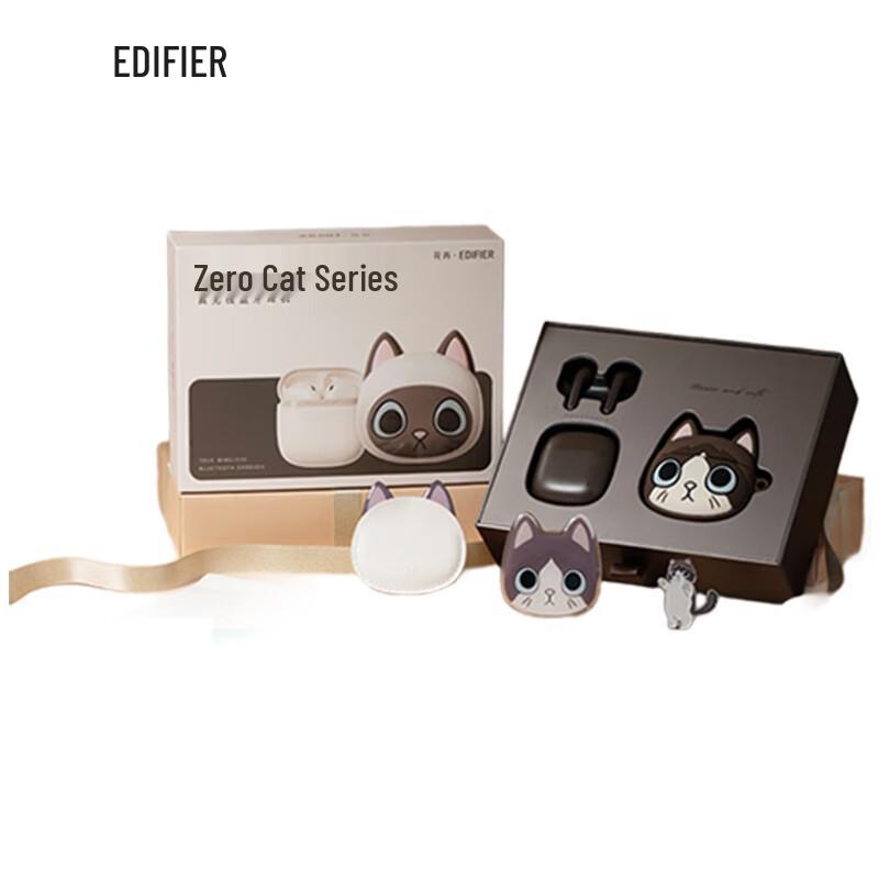 

Edifier Zero Meow Series True Wireless Semi-in-ear Headphones (Ragdoll Cat Gift Box)