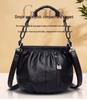 Genuine Leather Textured Women's Handbag - Small, Handheld, Crossbody, Free Shipping