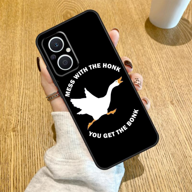 Duck Goose Honk Bonk Funny Meme Case For OPPO Find X2 X3 Neo Lite X6 X5 Pro Reno 8T 7 3 2Z 4Z 5Z 5 6 8 4 Lite Back Cover