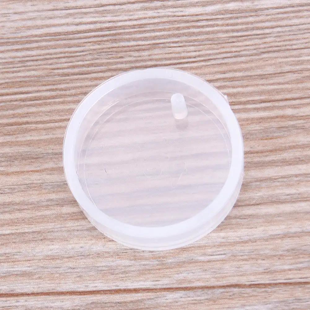 DIY Keychain Pendant Making Kit Crystal Epoxy Resin Mold Silicone Casting Mould with Keyrings Art Crafts Tools
