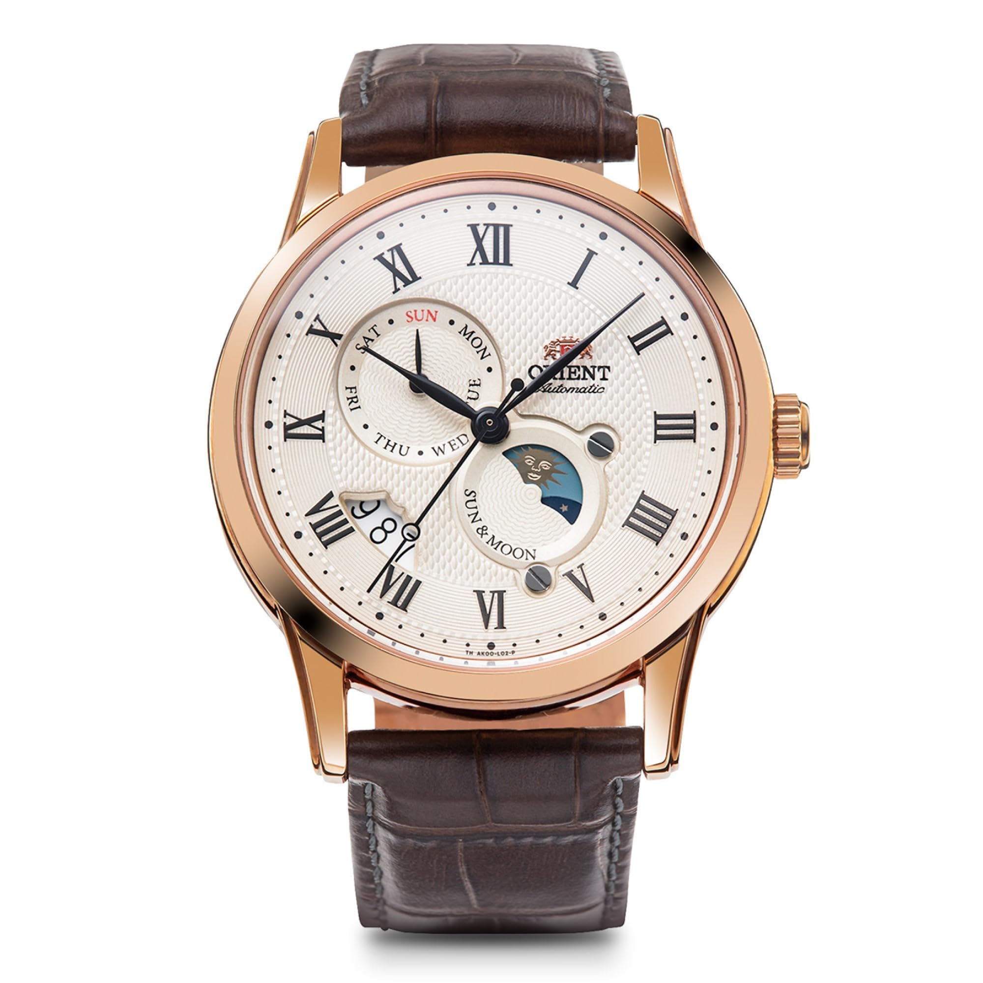 

[ORIENT] ORIENT SUN&MOON Sun and Moon Automatic Watch Mechanical Automatic Domestic Manufacturer Warranty Classic RN-AK0001S Men s White