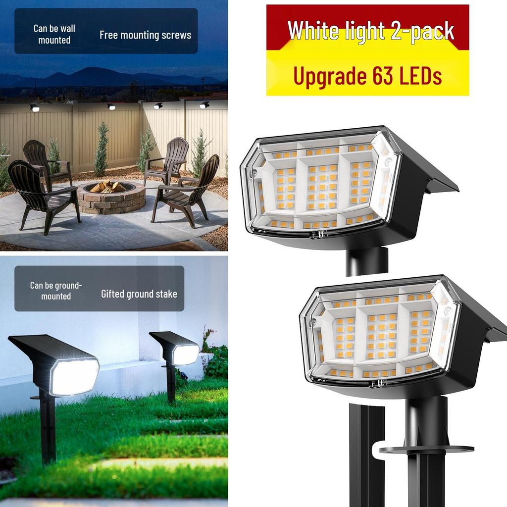 High Brightness Outdoor Solar Tree and Garden Landscape Spotlights - Waterproof Decorative Lawn Lights