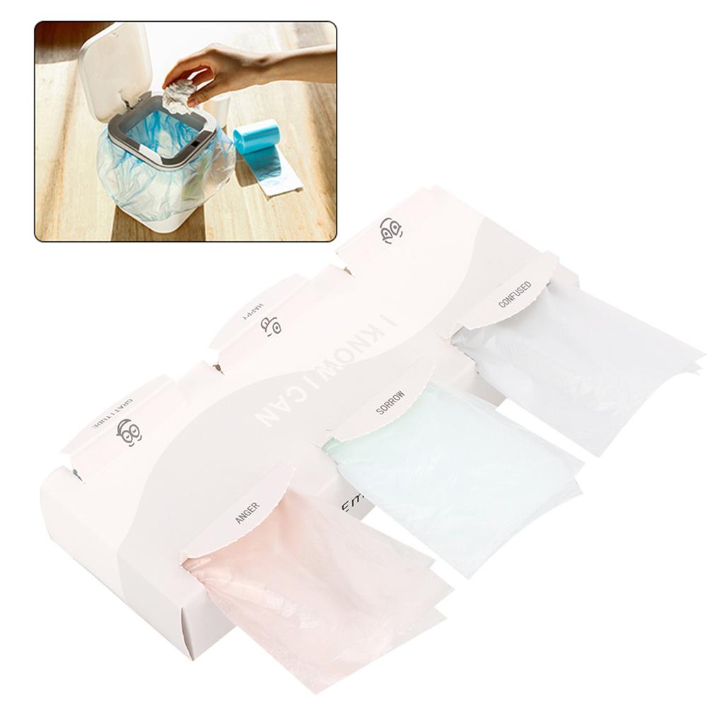 180pcs Mini Thick Disposable Garbage Bags for Desktop Trash Can Car Rubbish Bin