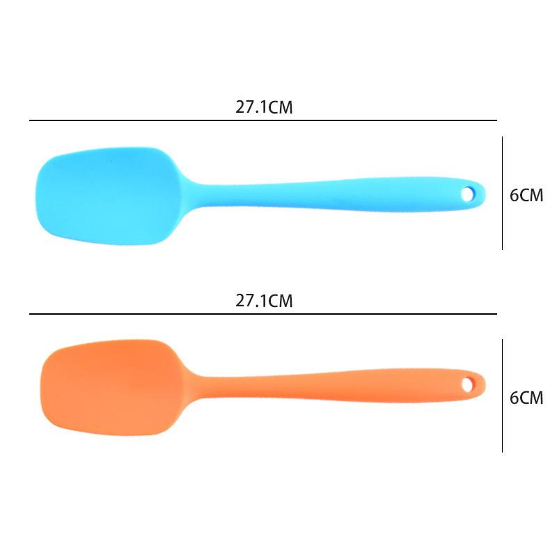 Multicolor Food Grade Non Stick Butter Cooking Silicone Spatula Set Cookie Pastry Scraper Cake Baking Spatula Silicone Spatula