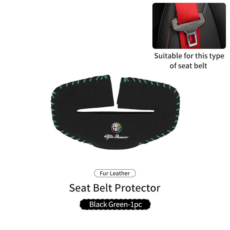 Car Seat Belt Buckle Clip Protector Case Anti-Scratch Cover For Alfa Romeo Giulietta GT 159 147 156 Mito Brera Giulia Spider F1SA0