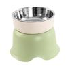 Raised Cat Bowl Detachable Stainless Steel Bowl Cat Food Dish for Cats Puppy