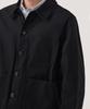 Musinsa Standard Back Satin Short Chore Jacket [Black]