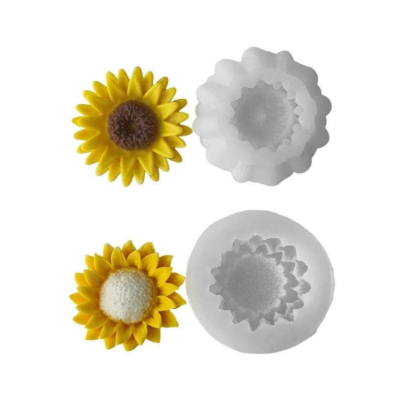 

Silicone Candle Molds Candle Making Supplies Flower Shape Silicone Soap Mould Crafting Molds Silicone Texture for Candle 1