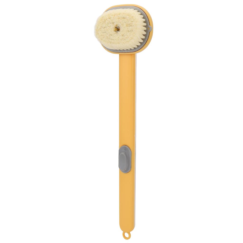 Handle Bath Brush Soft   Button Removable Brush Head Body Bath Brush for Bathroom