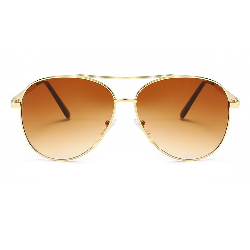 Men's Trendy Metal Square Sunglasses with Frog Mirror Lens for Street Style and Driving