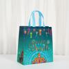 12/30pcs Happy Diwali Tote Bags Non Woven Reusable Goodie Bags for Gifts Classroom and Events