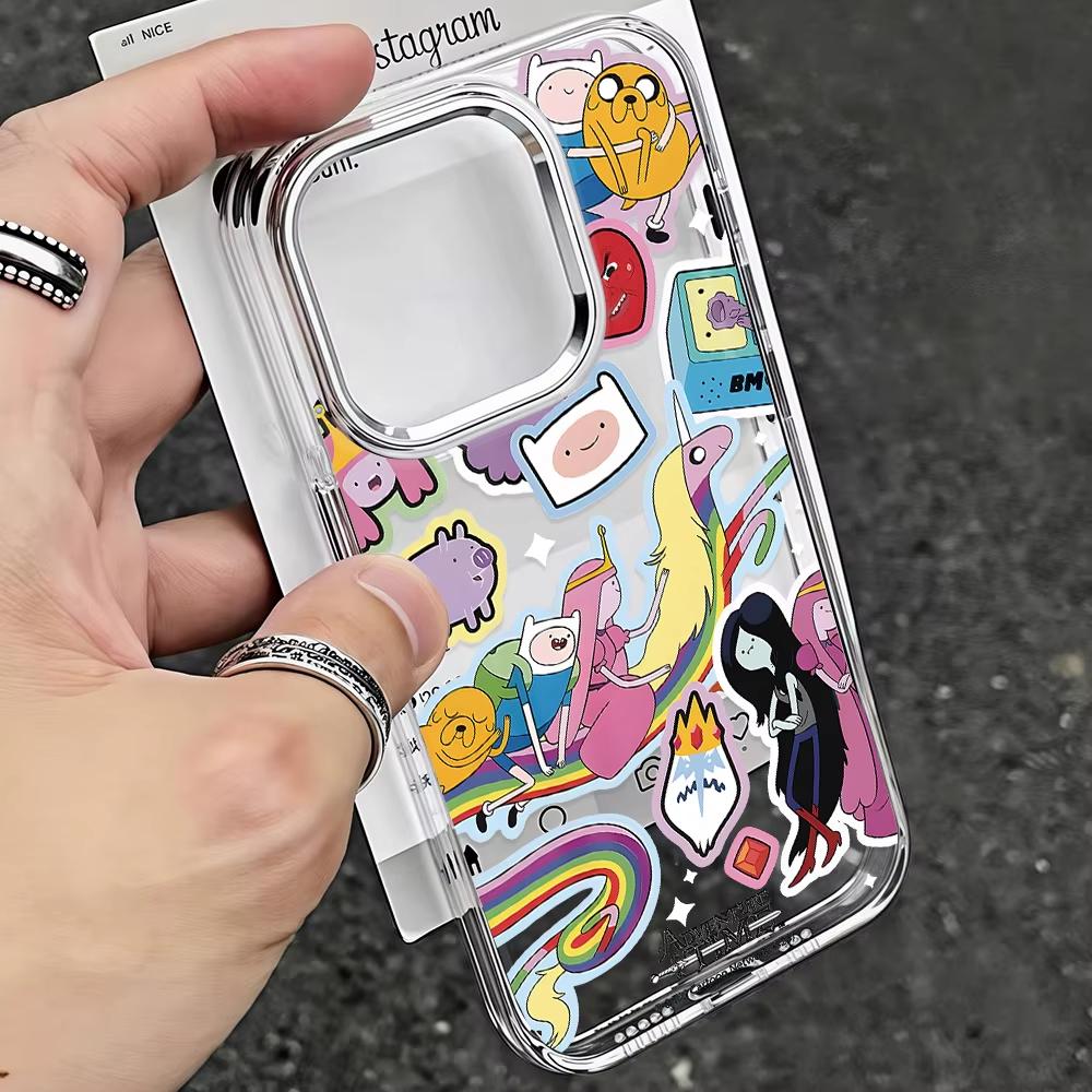 Hot Anime A-Adventures Times Phone Case For iPhone 17 Air 16 e 15 14 13 12 11 Pro Max Plus SE 2020 2022 Soft Back Cover