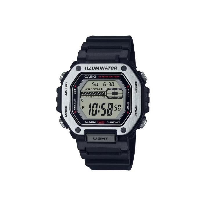 CASIO Men Standard Series 51mm Black Watch MWD-110H-1AV MWD-110H-1AV Black Strap