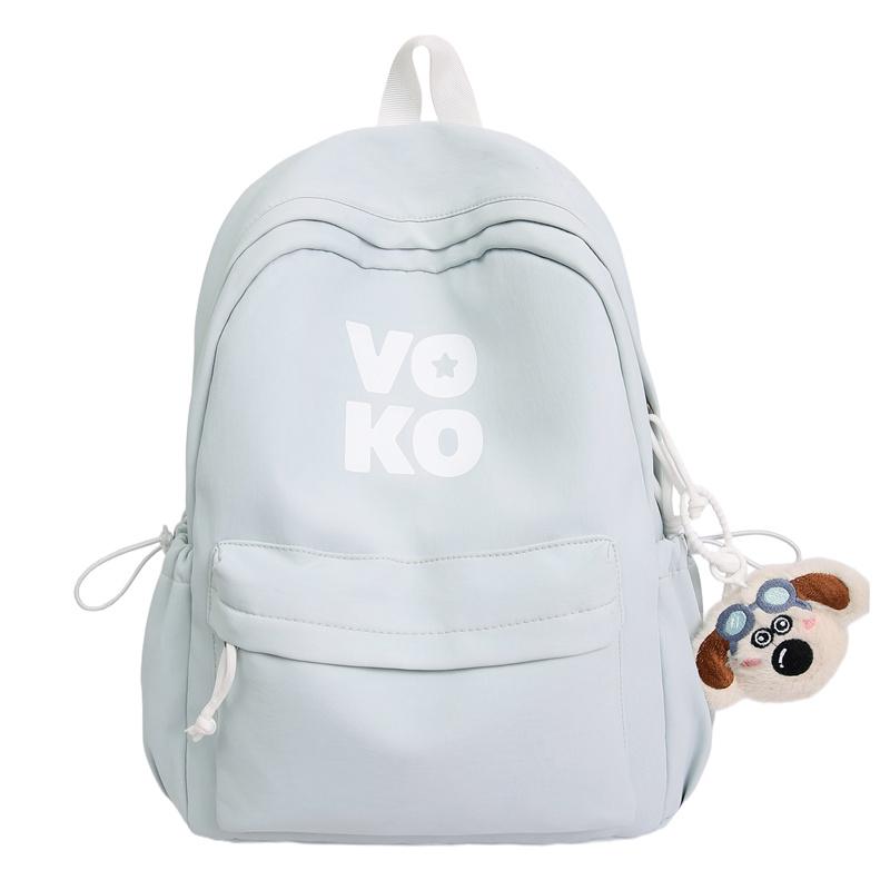 

Мужской рюкзак, женская сумка для путешествий, большая вместимость, школьный рюкзак для школьников светло-синий