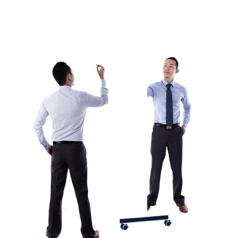 Comi 90x150cm Magnetic Double-Sided Whiteboard with Adjustable H-Stand