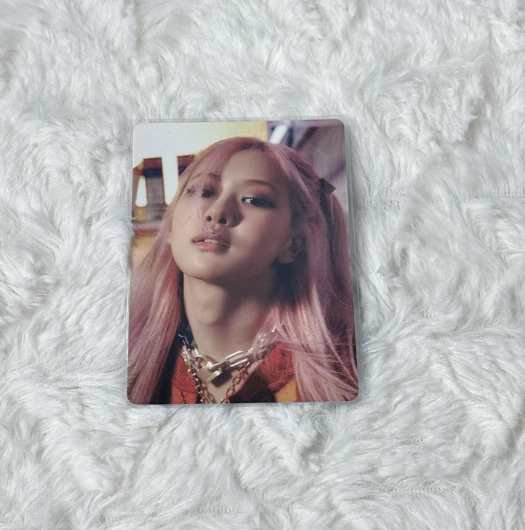 

[USED] Official BLACKPINK THE ALBUM JP Album Rosé Trading Card