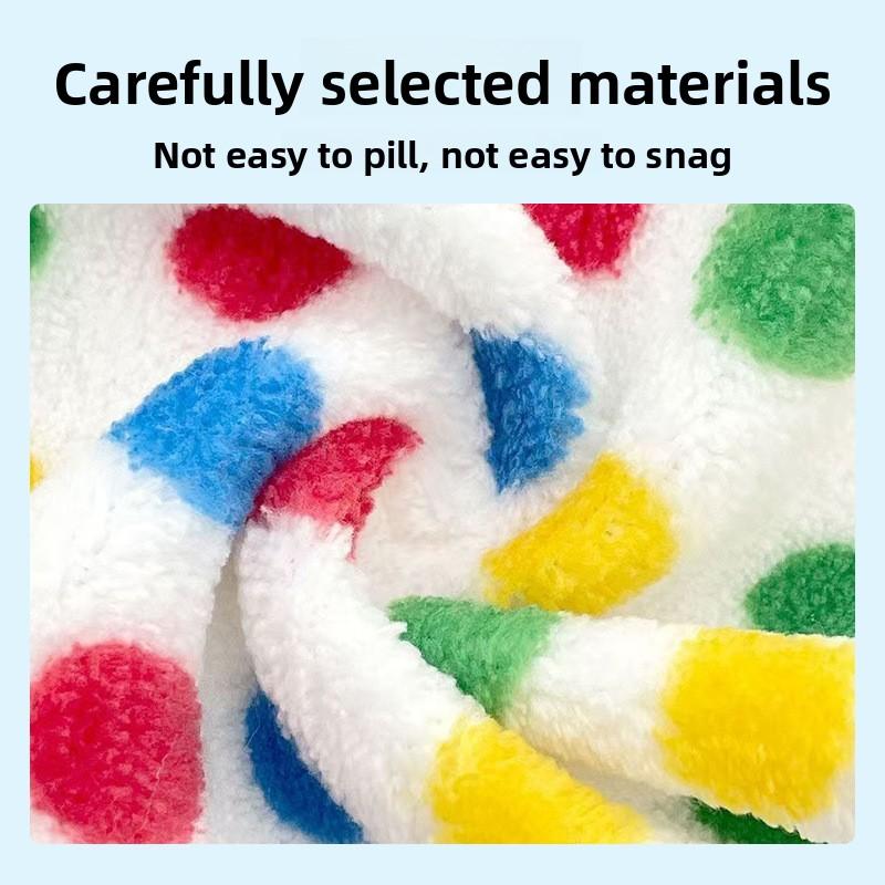Kitchen Thickened Absorbent Lock Edge Striped Household Non Stick Oil Scouring Pad