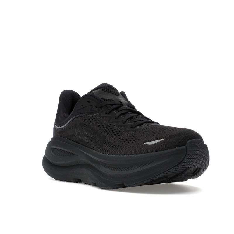 HOKA Bondi 9 Triple Black Men Sneakers 1162011-BBLC