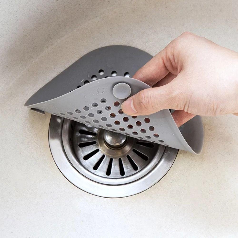 TPR Floor Drain Filter Square Hair Drain Catcher Easy To Use Bathtub Drain Strainers  Kitchen