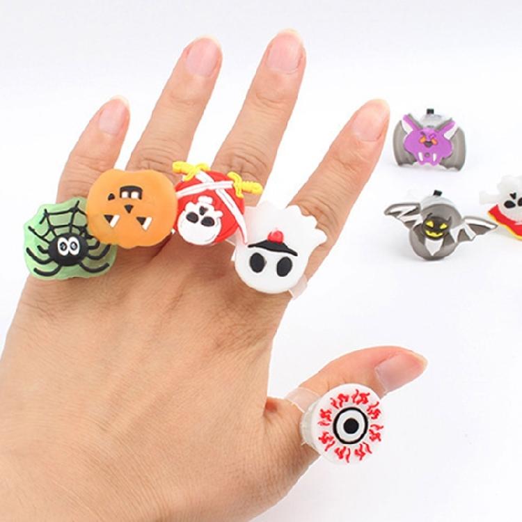 Dekorace na párty Připravené Svítící Halloweenské Prsteny Vytvářejte Elegantní Designy s Jasnými Dlouhotrvajícími Barvami Denní Ležérní Nošení