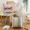 Sweet Imprints On Pillowcases Cover Bedroom Sofa Decoration Polyester Cushion Cover with Zipper