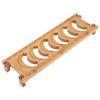 6 Grid Natural Bamboo Teacup Holder Tea Cup Draining Rack Organizer Tea Ware Accessories