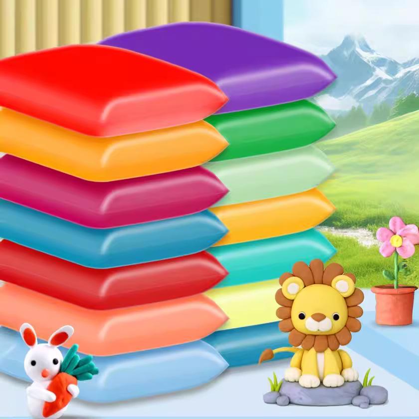 24 Colors Super Light Clay - 100g Children's Handmade Plasticine