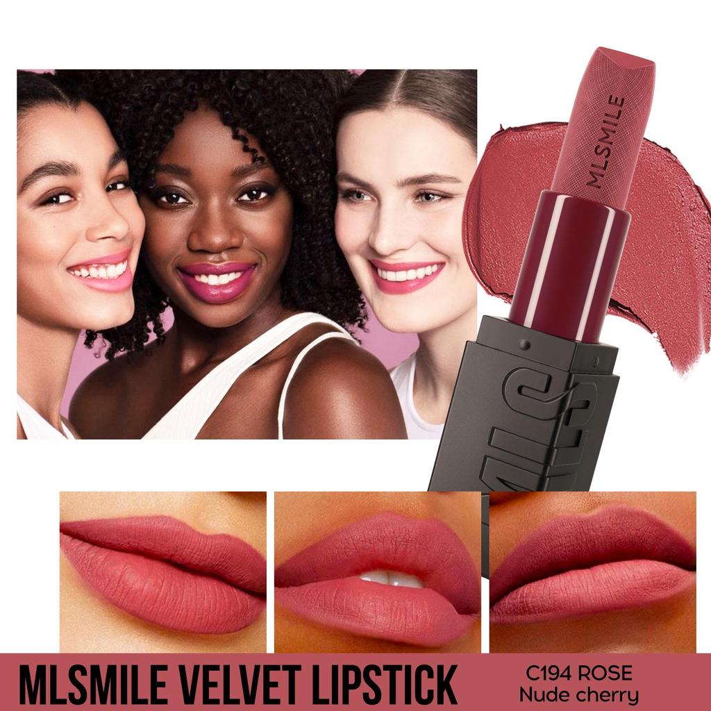 High Pigment Moisturizing Velvet Lipstick - European & American Style