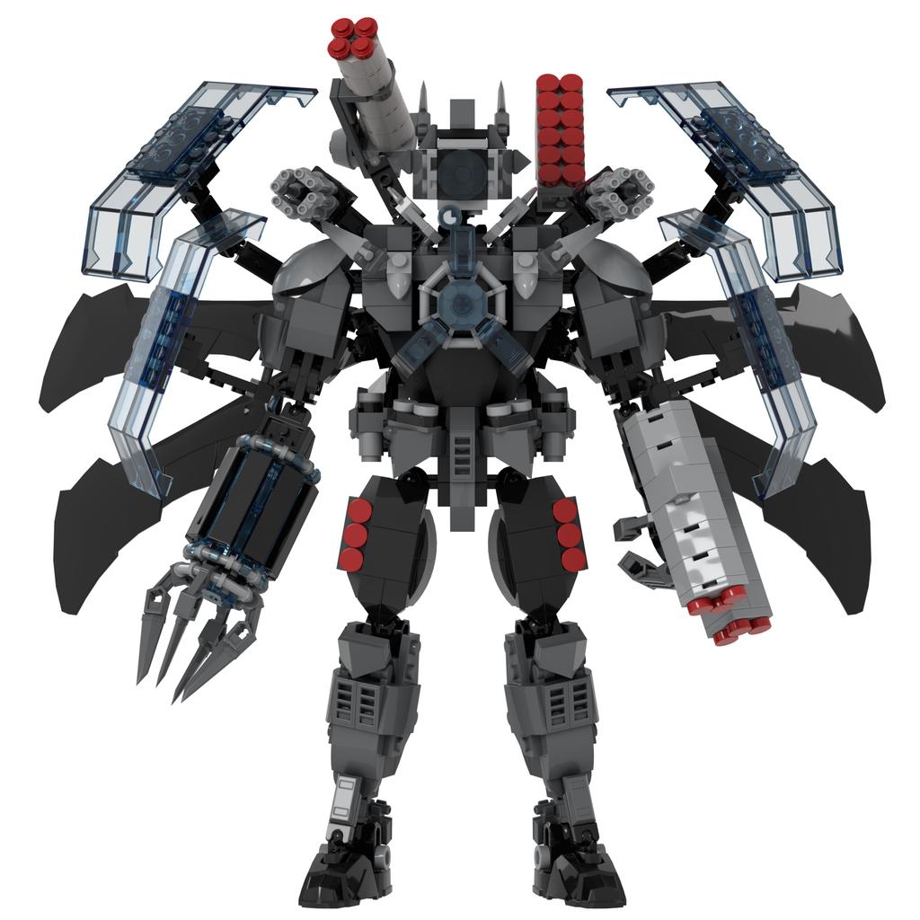 Neue Skibidi Toilette Bausteine Spielzeug TV Mann Bohrer Mann Drillman Uhr Mann Tians Speakerman Clockman Kameramann Sprecher Mann Block