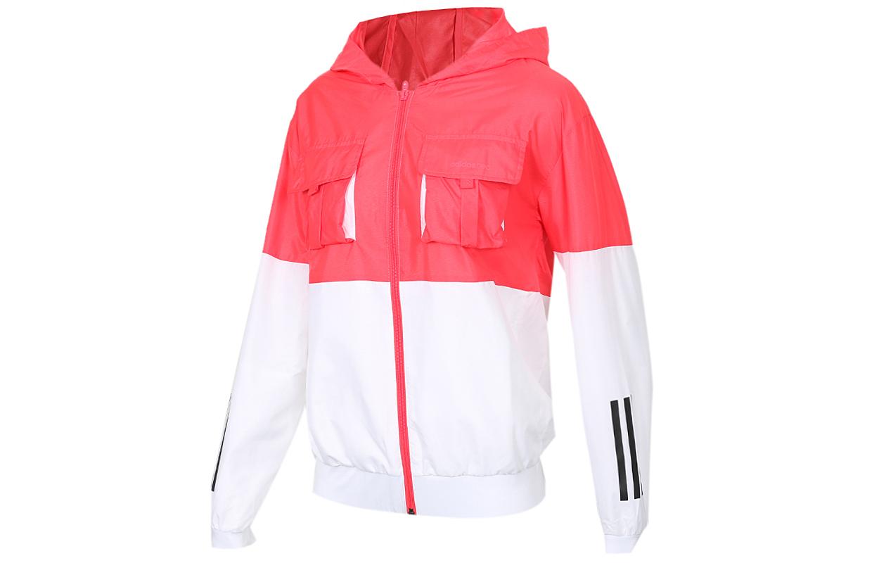 Adidas Neo Куртки Женские Розовые С Капюшоном Умеренные Другие DW8326 M