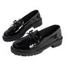 Large size spring and summer new patent leather bow Mary Jane shoes casual shoes