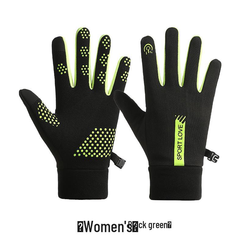 Fleece-Lined Waterproof Touchscreen Cycling Gloves for Men and Women