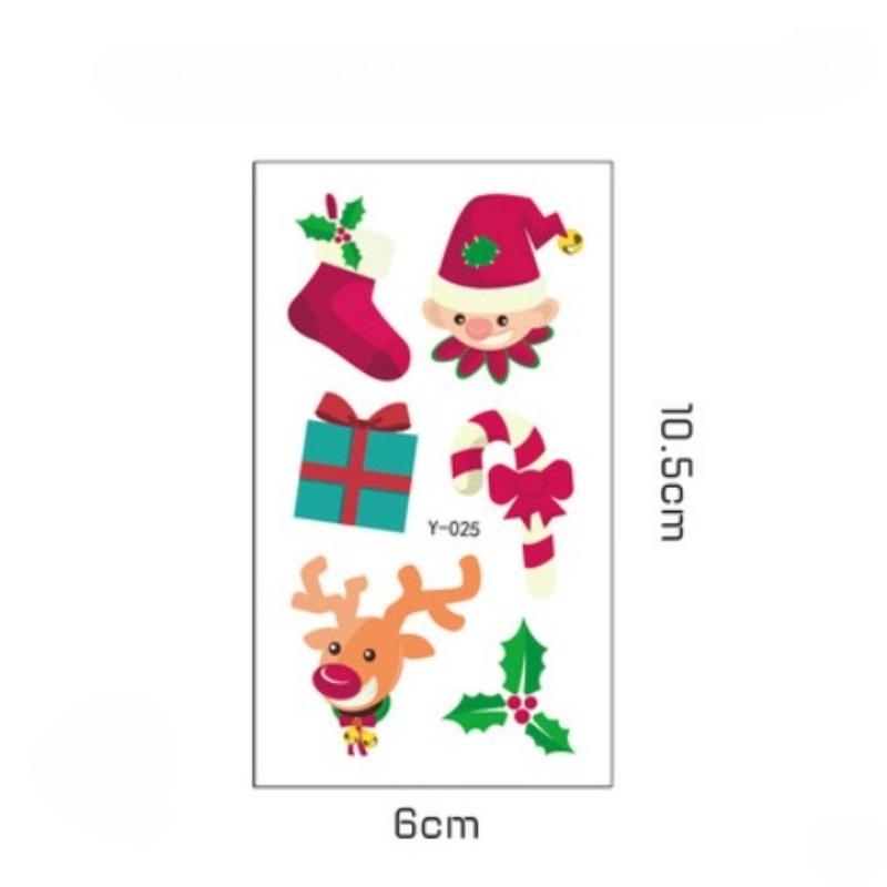 Children's Cartoon Glow-in-the-dark Tattoo with Fluorescent Green Waterproof Bonus Sticker