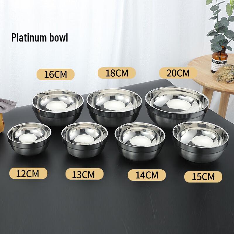 Sizigang 304 Stainless Steel Double-Layer Insulated Bowl