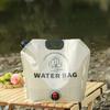 Outdoor Use large capacity water bag 9L portable foldable water storage bag camping car soft drinking bucket food grade water storag
