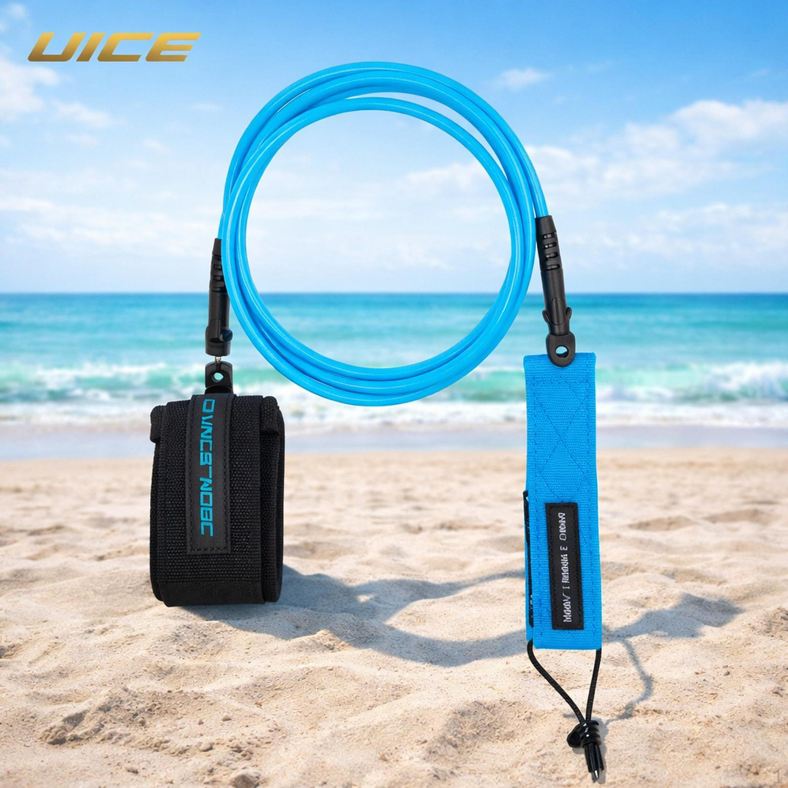 

Board Leash, Foot And Leg Lanyard, Portable Ankle Strap Blue 6Ft