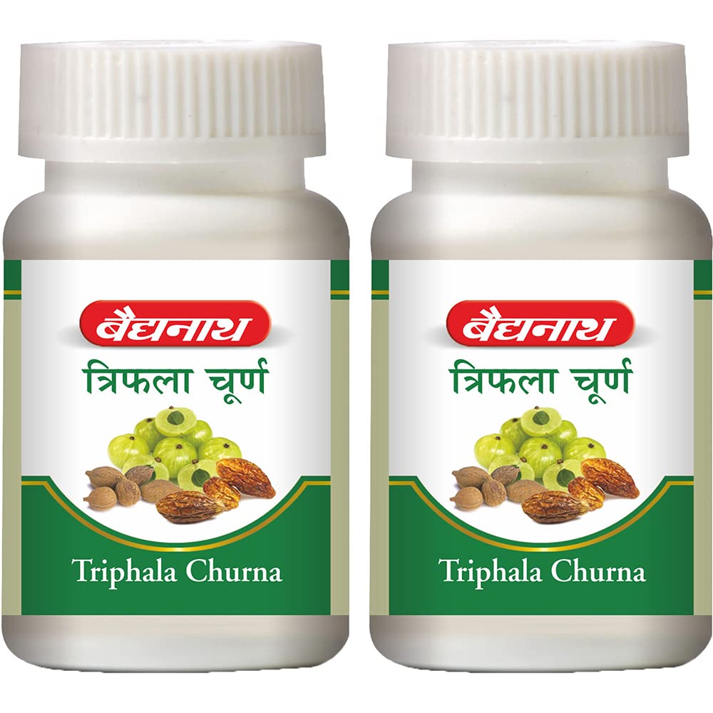 Baidyanath Asli Ayurved Triphala Churna 240gm X Pack of 2 for Digestive Health, Acidity & Gas Relief