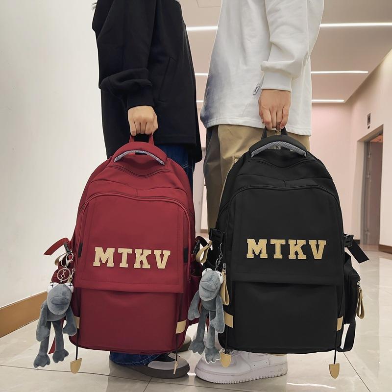 

Рюкзак Мужской студенческий школьный рюкзак Женский рюкзак с буквенным принтом