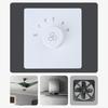 Type 86 Ceiling Fan Speed Adjuster Concealed Speed Controller 5-gear Adjust Easy to Use Wall Control for Office Home