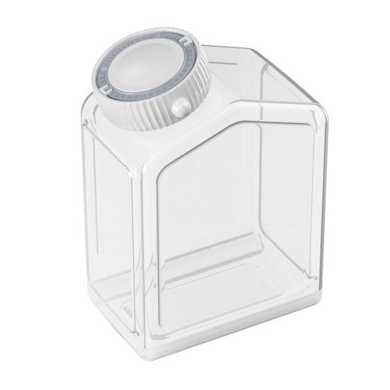 Sealed Food Canister Airtight Food Can with Date Tracker Lid Transparent Grain Storage Can for Beans Pasta Kitchen Pantry Cabinet
