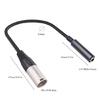 6.35 Female Connector to XLR Male Plug Adapter Cord Line for Mixing Console Mic