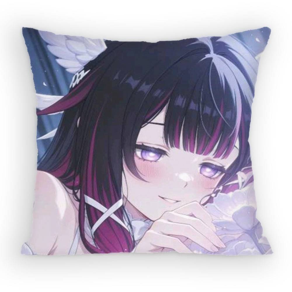 Elegant Melody Maiden Columbina Pillow Case Sofa Living Room Bedroom Headboard Backrest Cushion Square Cushion Nap Time