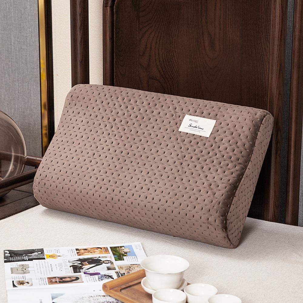 

Наволочка из латекса с эффектом памяти 50*30 см Защитная наволочка Хлопковая наволочка Домашний постельный комплект кофейный