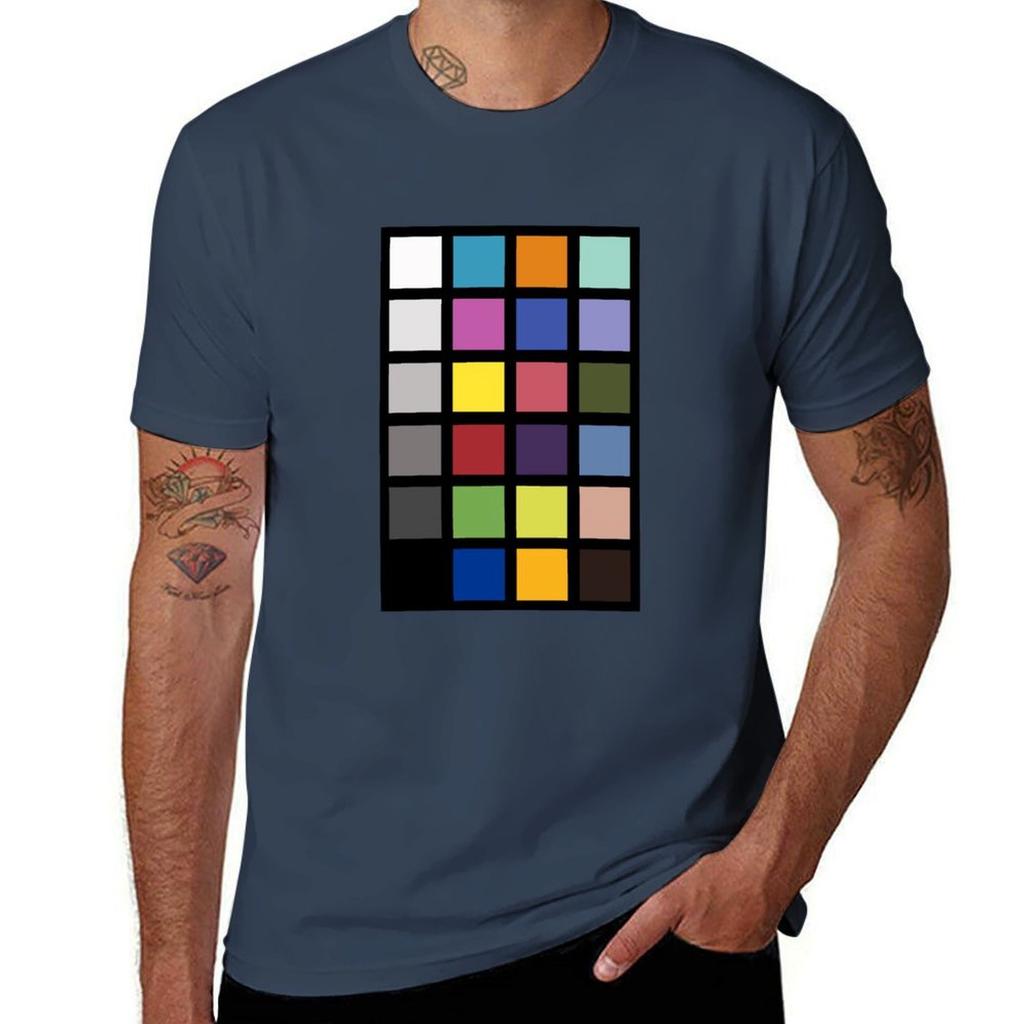 Color Checker Tshirt Active Wear Sports Tshirt For Unisex