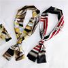 Small Scarf Women'S Long Style Spring And Autumn Double-Sided Decoration Versatile Winter Small Scarf Professional Scarf Long Scarf Accessory