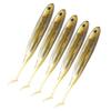 5pcs Artificial Fishing Bait Soft PVC Paddle Tail Shad Fish Lures Fish Tackle Accessory