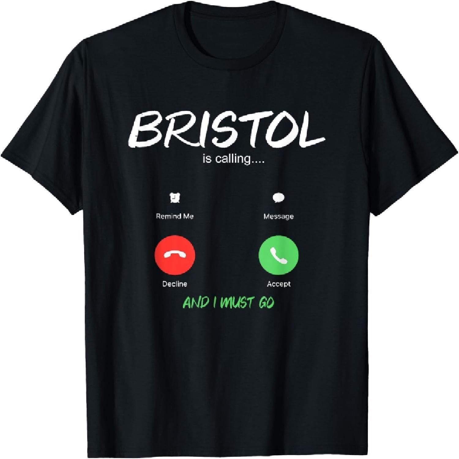 Bristol Is Calling England City Trip Migration T-Shirt XXXXXL разноцветный